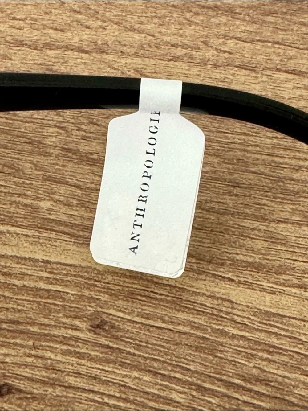 Anthropologie Reality Eyewear Slim Wrapped Oval Sunglasses Black NWT Preppy Chic
